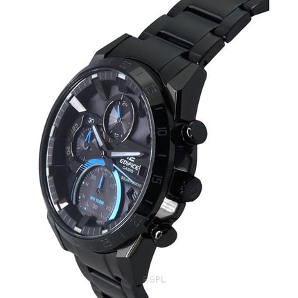 Casio Edifice Analog Chronograph Stainless Steel Black Dial Solar EQS-940DC-1B 100M Men's Watch