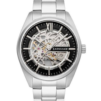 Thomas Earnshaw Smeaton Limited Edition Black Skeleton Dial Automatic ES-8208-11 Men's Watch