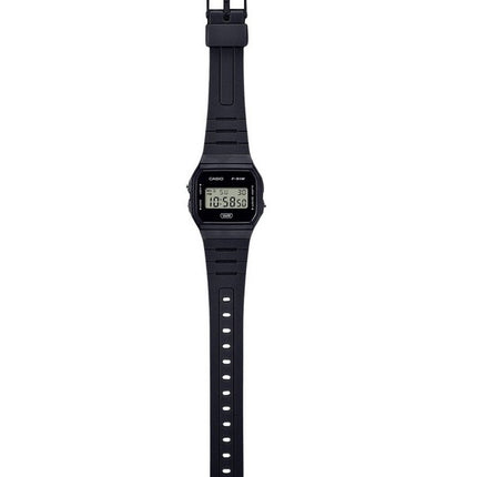 Casio POP Digital Black Bio Based Resin Strap Quartz F-91WB-1A Unisex Watch