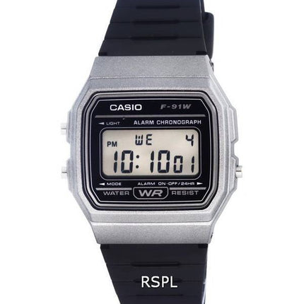 Casio Digital Resin Black Dial Quartz F-91WM-1B F91WM-1B Men's Watch