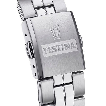 Festina Classics Stainless Steel Black Dial Quartz F20437-4 100M Men's Watch