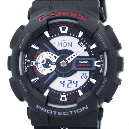 Casio G-Shock World Time Analog Digital GA-110-1A GA110 Men's Watch