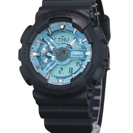 Casio G-Shock Analog Digital Resin Strap Ocean Blue Dial Quartz GA-110CD-1A2 200M Men's Watch