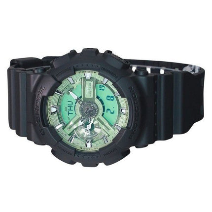 Casio G-Shock Analog Digital Resin Strap Mint Green Dial Quartz GA-110CD-1A3 200M Men's Watch