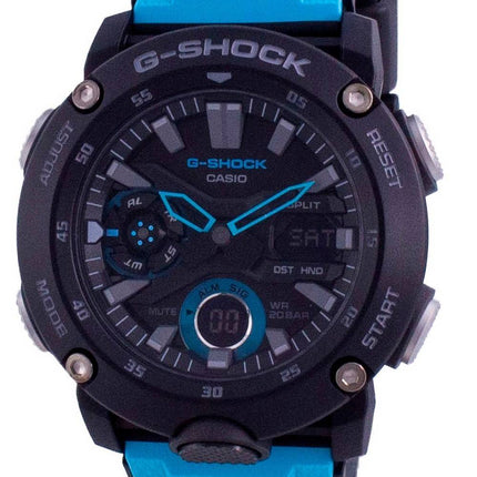 Casio G-Shock Standard Analog Digital Carbon Core Divers GA-2000-1A2 GA2000-1A2 200M Men's Watch