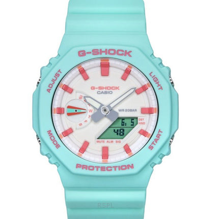 Casio G-Shock Analog Digital Rich Brian Collaboration White Dial Quartz GA-2100RB-3A 200M Men's Watch