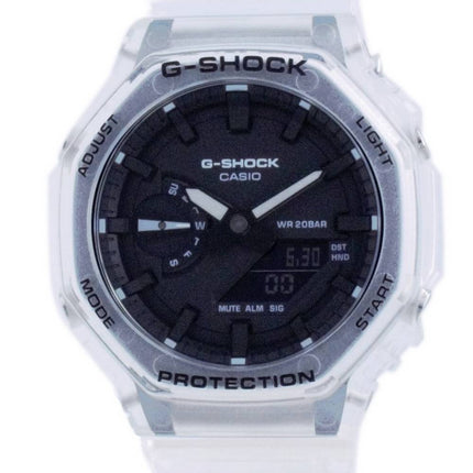 Casio G-Shock Skeleton Transparent Diver's Analog Digital Quartz GA-2100SKE-7A GA2100SKE-7 200M Men's Watch