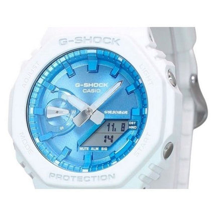 Casio G-Shock Seasonal Collection 2023 Analog Digital Blue Dial Quartz GA-2100WS-7A 200M Men's Watch