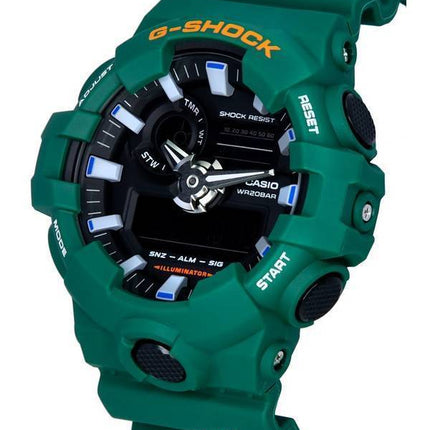 Casio G-Shock Popular Spirited Colours Green Analog Digital Quartz GA-700SC-3A GA700SC-3 200M Men's Watch