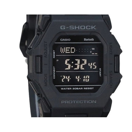 Casio G-Shock Digital Smartphone Link Black Resin Strap Quartz GD-B500-1 200M Men's Watch