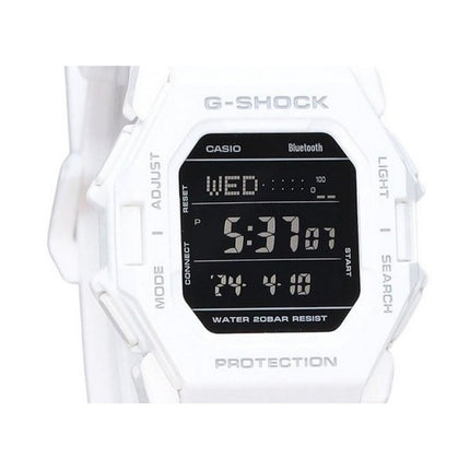 Casio G-Shock Digital Smartphone Link White Resin Strap Quartz GD-B500-7 200M Men's Watch