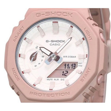 Casio G-Shock Natures Colour Series Analog Digital Bio-Based Resin Strap Pink Dial Quartz GMA-S2100NC-4A2 200M Women's Watch