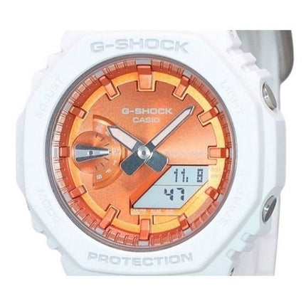 Casio G-Shock Analog Digital Seasonal Collection 2023 Orange Dial Quartz GMA-S2100WS-7A 200M Women's Watch