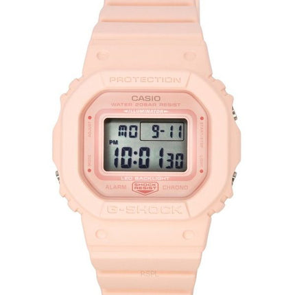 Casio G-Shock Digital Peach Resin Strap Quartz GMD-S5600BA-4 200M Women's Watch