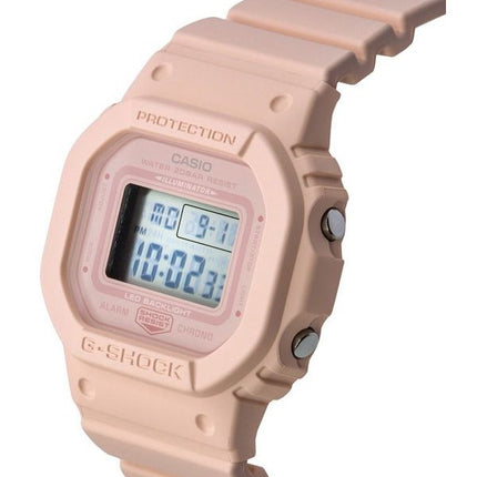 Casio G-Shock Digital Peach Resin Strap Quartz GMD-S5600BA-4 200M Women's Watch