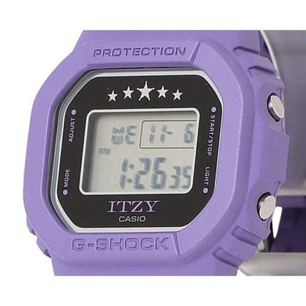 Casio G-Shock ITZY Collaboration Digital Violet Bio-Based Resin Strap Quartz GMD-S5610IT-6 200M Women's Watch