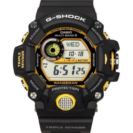 Casio G-Shock Master Of G-Land Rangeman Digital Black Resin Strap Solar GW-9400Y-1 200M Men's Watch