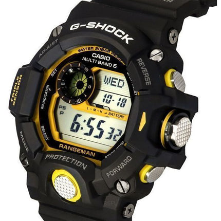 Casio G-Shock Master Of G-Land Rangeman Digital Black Resin Strap Solar GW-9400Y-1 200M Men's Watch