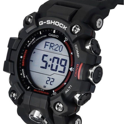 Casio G-Shock Mudman Master Of G-Land Digital Resin Strap Solar GW-9500-1 200M Men's Watch