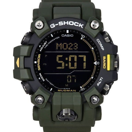 Casio G-Shock Mudman Master Of G-Land Digital Green Resin Strap Solar GW-9500-3 200M Mens Watch