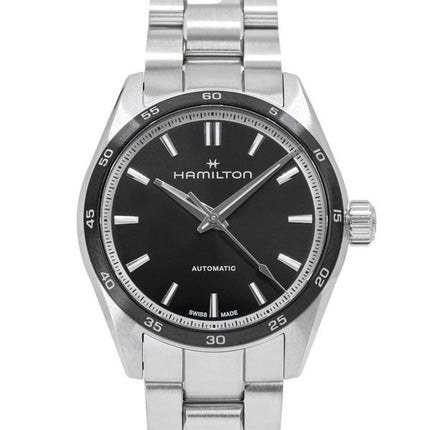 Hamilton Jazzmaster Performer Stainless Steel Black Dial Automatic H36205130 100M Men's Watch