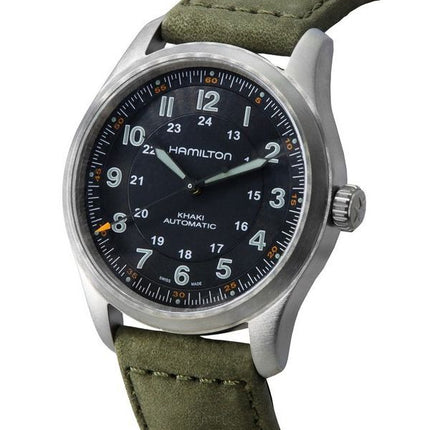 Hamilton Khaki Field Titanium Black Dial Automatic H70205830 100M Men's Watch