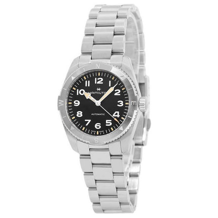 Hamilton Khaki Field Expedition Stainless Steel Black Dial Automatic H70225130 100M Men's Watch