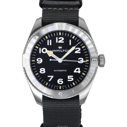 Hamilton Khaki Field Expedition Textile Strap Black Dial Automatic H70315930 100M Unisex Watch