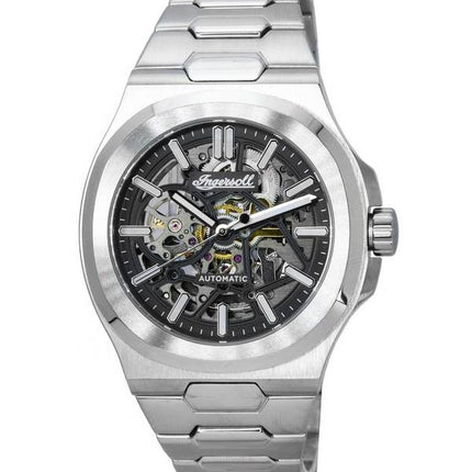 Ingersoll The Catalina Stainless Steel Skeleton Black Dial Automatic I12501 Men's Watch