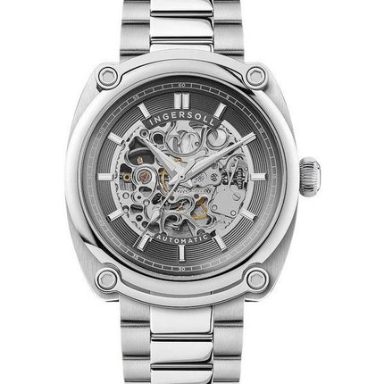 Ingersoll The Michigan Stainless Steel Grey Skeleton Dial Automatic I13304 Men's Watch