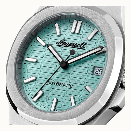 Ingersoll The Catalina Stainless Steel Turquoise Dial Automatic I14601 Men's Watch