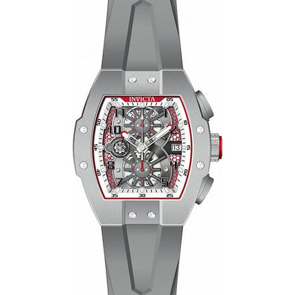 Invicta Racing Limited Edition Chronograph Titanium Case Grey Dial Quartz 47189 Men's Watch