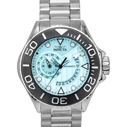 Invicta Grand Diver GMT Stainless Steel Turquoise Dial Automatic 47541 300M Men's Watch