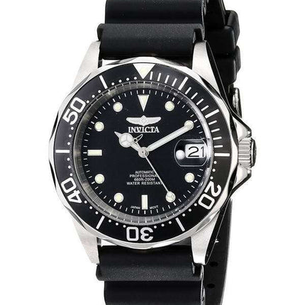 Invicta Pro Diver 200M Automatic Black Rubber INV9110/9110 Men's Watch