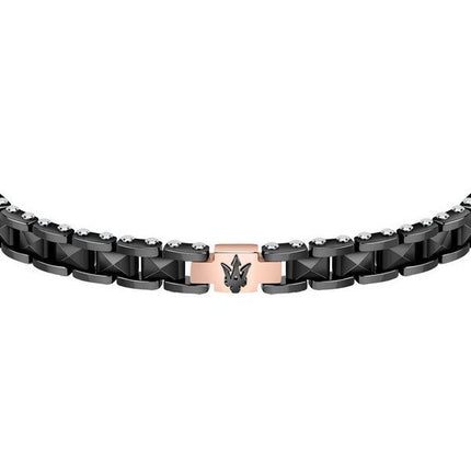 Maserati Jewels Black Stainless Steel JM422ATZ13 Bracelet For Men