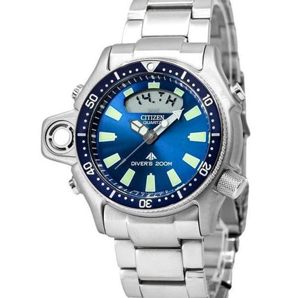 Citizen Promaster Aqualand Stainless Steel Blue Dial Quartz Diver's JP2000-67L 200M Men's Watch