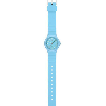 Casio Pop Analog Blue Bio Based Resin Strap Blue Dial Quartz LQ-24B-2B Women's Watch