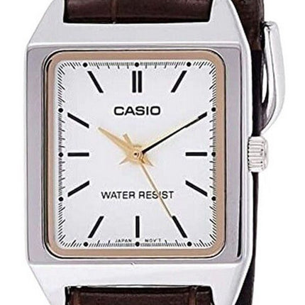 Casio Standard Analog Leather Strap White Dial Quartz LTP-V007L-7E2 Women's Watch