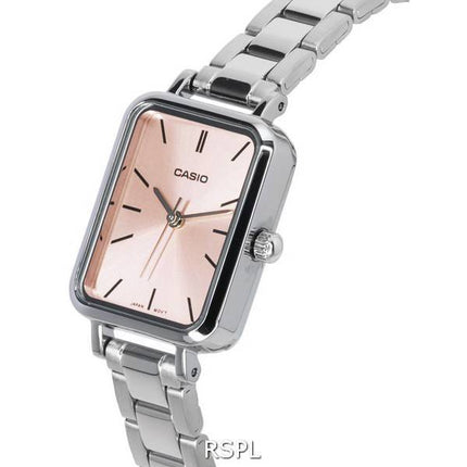 Casio Analog Pink Dial Quartz LTP-V009D-4E LTPV009D-4E Women's Watch