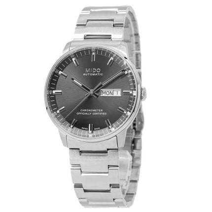 Mido Commander Chronometer Stainless Steel Anthracite Dial Automatic M021.431.11.061.00 Men's Watch