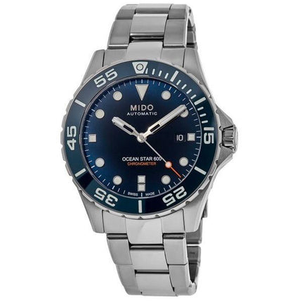 Mido Ocean Star 600 Chronometer Blue Dial Automatic Divers M026.608.11.041.01 600M Men's Watch