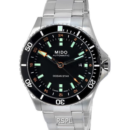 Mido Ocean Star GMT Black Dial Automatic Diver's M026.629.11.051.01 M0266291105101 200M Men's Watch