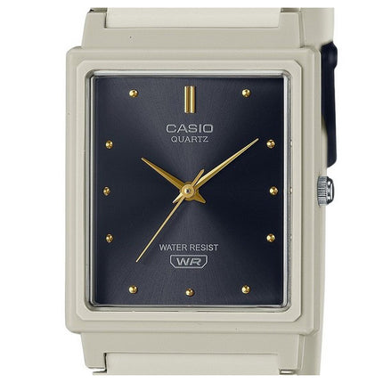 Casio POP Analog Beige Resin Strap Black Dial Quartz MQ-38UC-8A Women's Watch