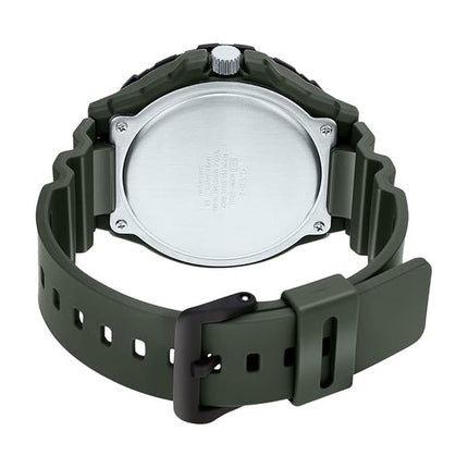 Casio Analog Army Green Resin Band Quartz MRW-210H-3A MRW210H-3 100M Men's Watch