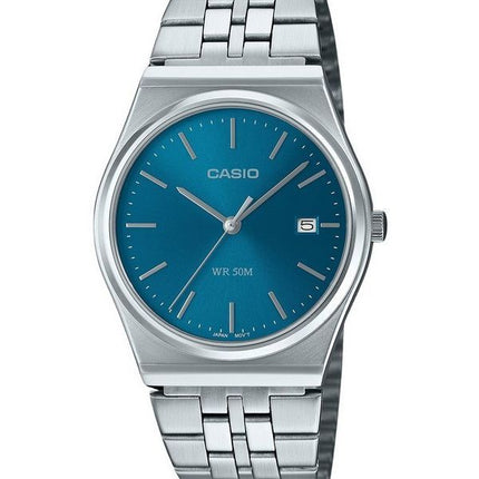 Casio Standard Analog Stainless Steel Blue Dial Quartz MTP-B145D-2A2 Men's Watch