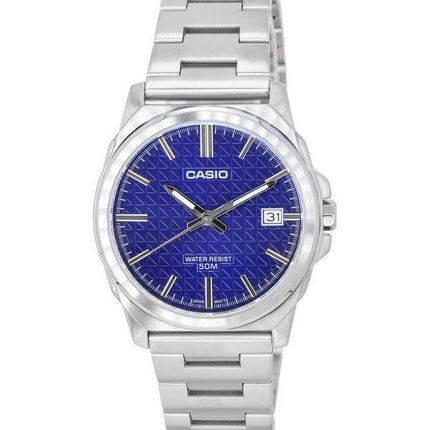 Casio Standard Analog Stainless Steel Blue Dial Quartz MTP-E720D-2A Men's Watch