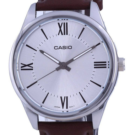 Casio Silver Dial Stainless Steel Analog Quartz MTP-V005L-7B5 MTPV005L-7 Men's Watch