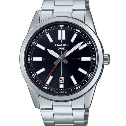 Casio Classic Analog Black Dial MTP-VD02D-1E MTPVD02D-1 Men's Watch