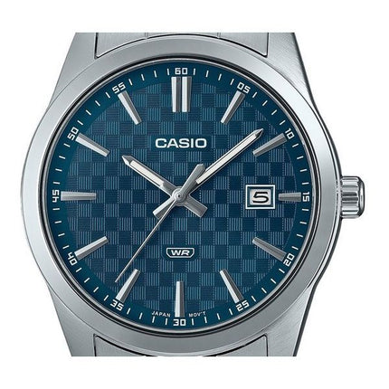 Casio Standard Analog Stainless Steel Blue Dial Quartz MTP-VD03D-2A2 Men's Watch