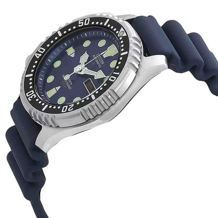 Citizen Promaster Rubber Strap Blue Dial Automatic Diver's NY0040-17L 200M Men's Watch